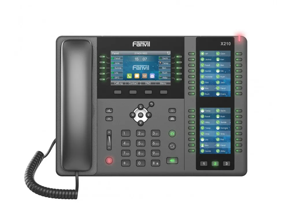 Telefon IP Fanvil X210, Gri Închis