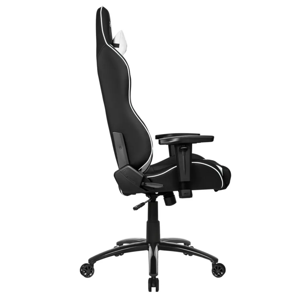 Scaun Gaming AKRacing CORE SX, PU piele, Alb