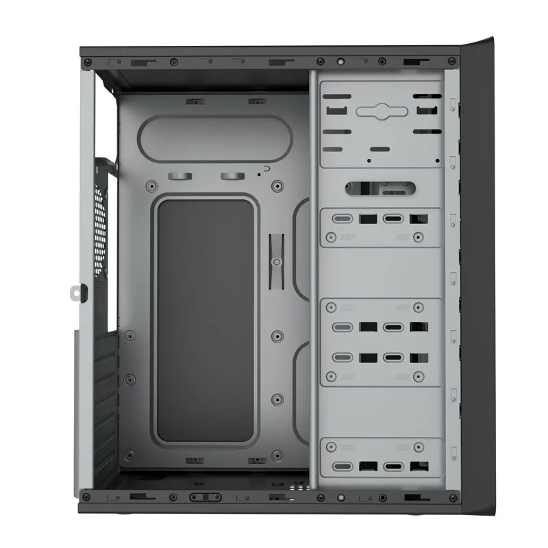 Carcasă PC Sohoo 2809BG, Midi-Tower, ATX, Negru