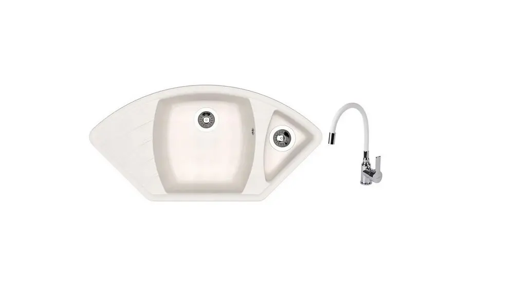 SET chiuveta Dr Gans Gabi + SanDonna F 9995 alb