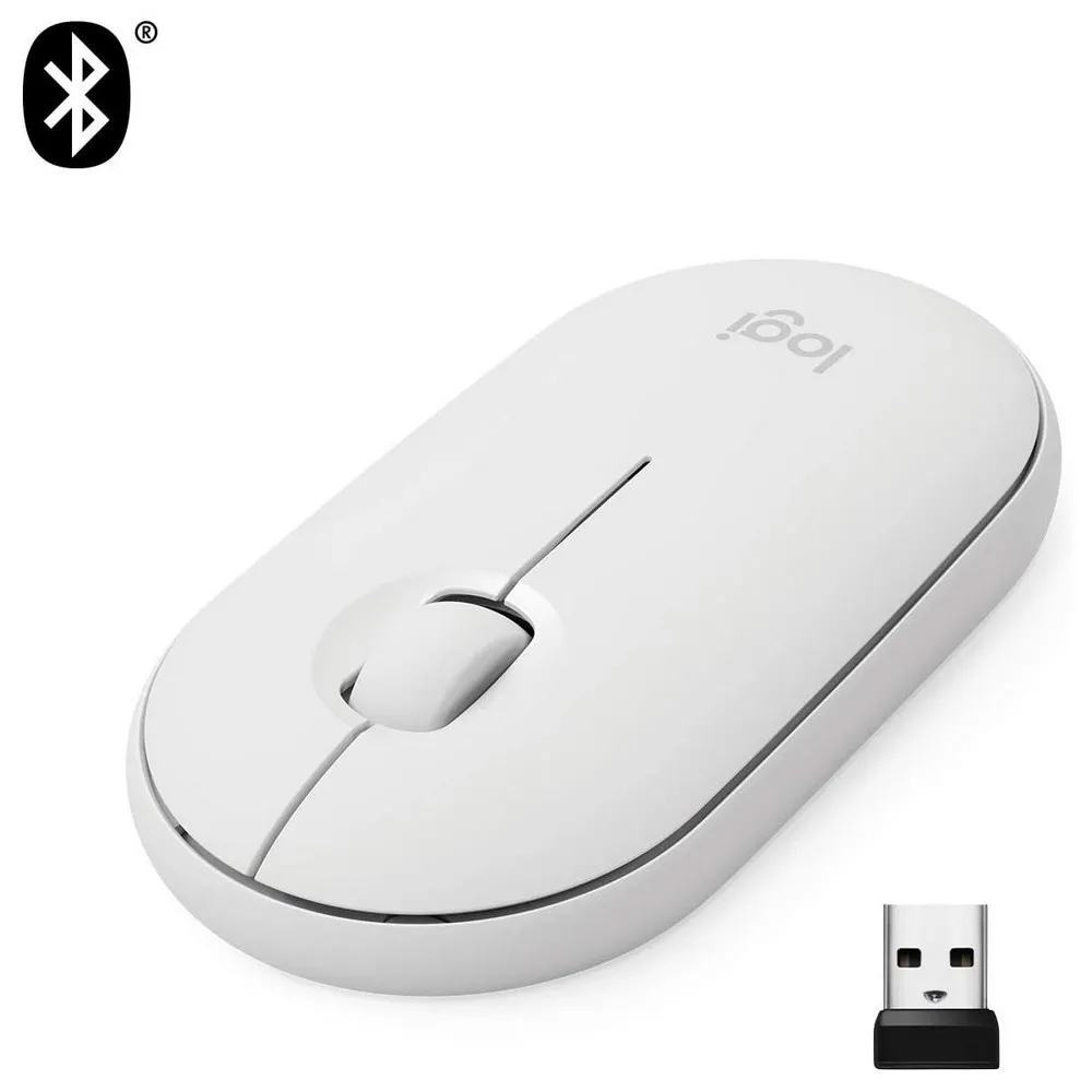 Mouse Wireless Logitech M350, Alb