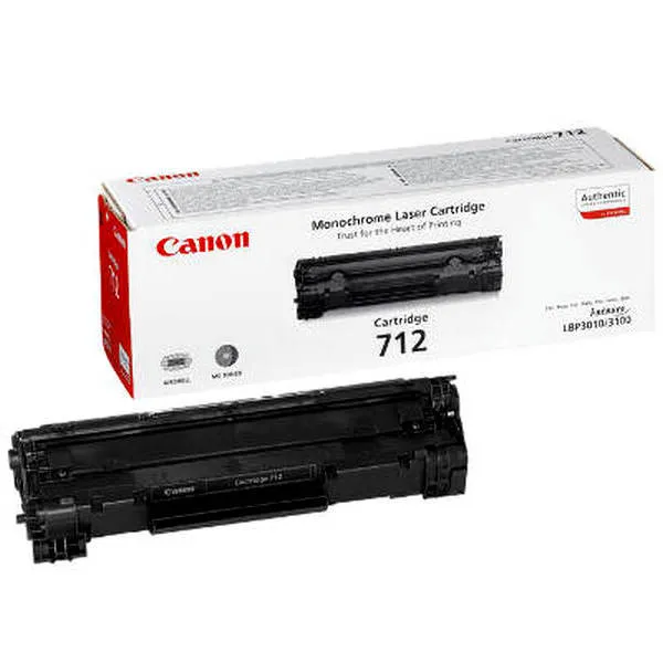 Cartuş Canon 712, Negru