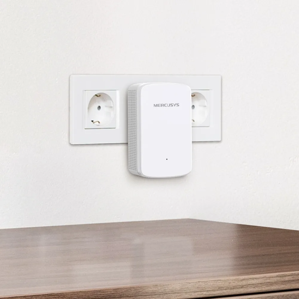 Amplificator de semnal Wi‑Fi MERCUSYS ME20, 300 Mbps, 433 Mbps, Alb