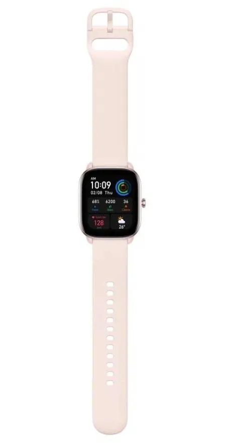 Ceas inteligent Xiaomi Amazfit GTS 4 Mini, 42 mm, Flamingo roz