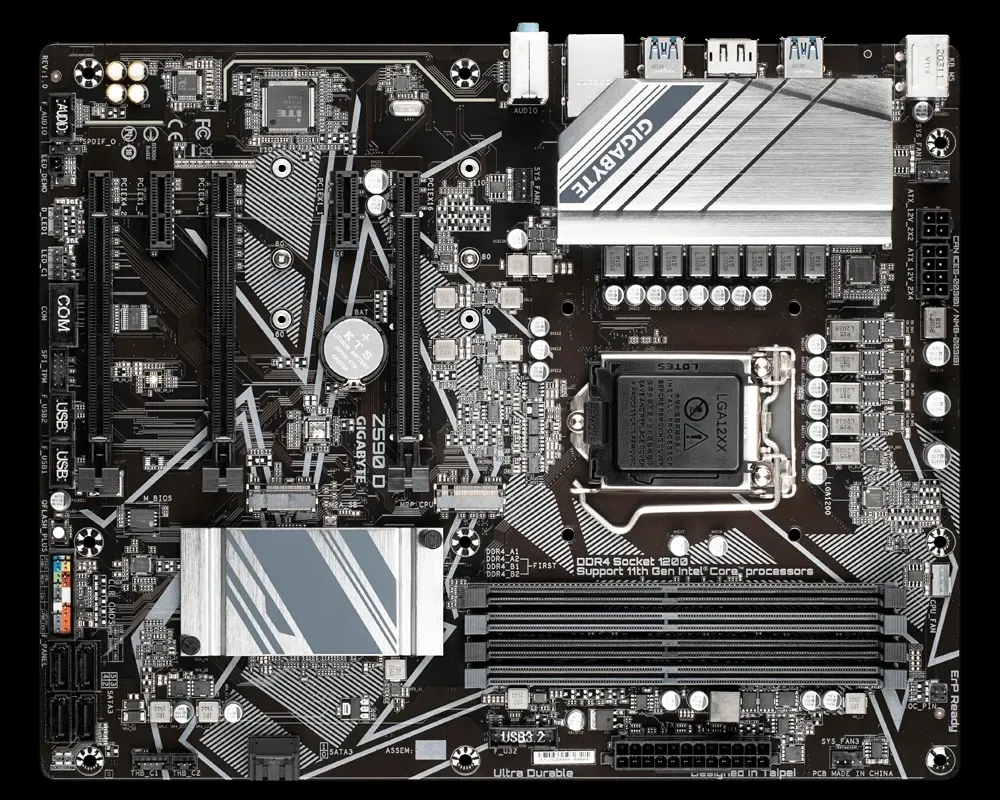 Placă de bază Gigabyte Z590 D, LGA1200, Intel Z590, ATX