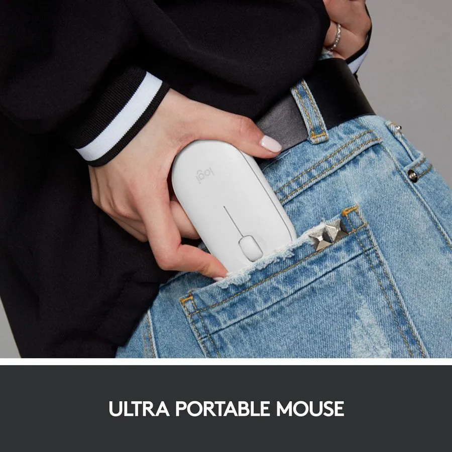 Mouse Wireless Logitech M350, Alb