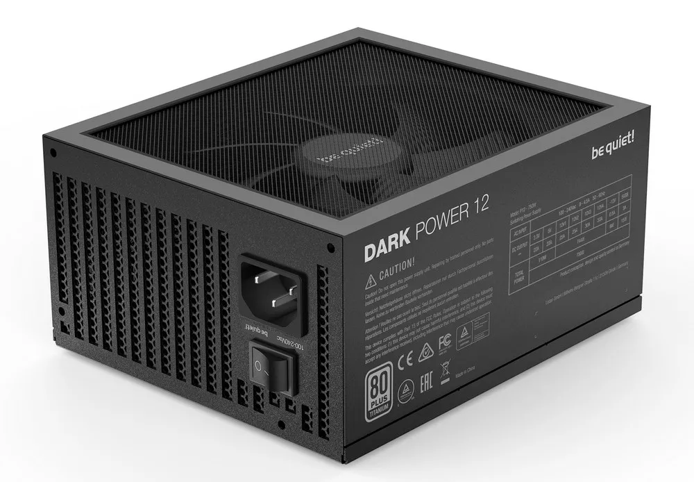 Sursă Alimentare PC be quiet! DARK POWER 12, 750W, ATX, Complet modular
