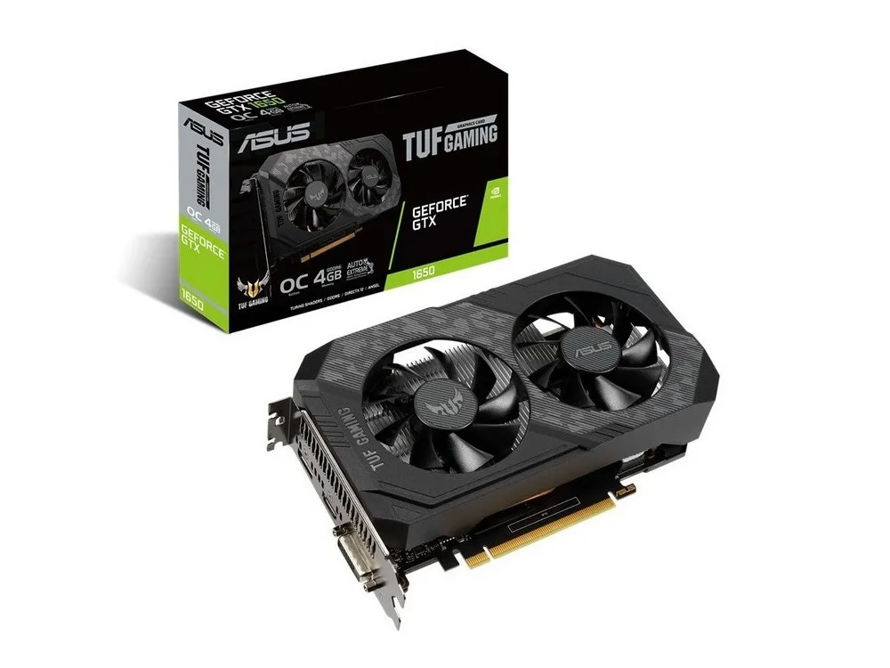 Placă Video ASUS TUF-GTX1650-O4GD6-GAMING,  4GB GDDR6 128bit