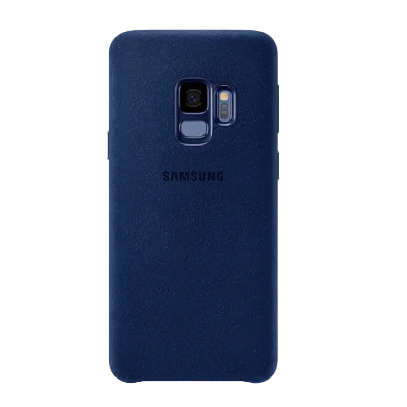 Husă Samsung Alcantara Cover for Galaxy S9, Albastru