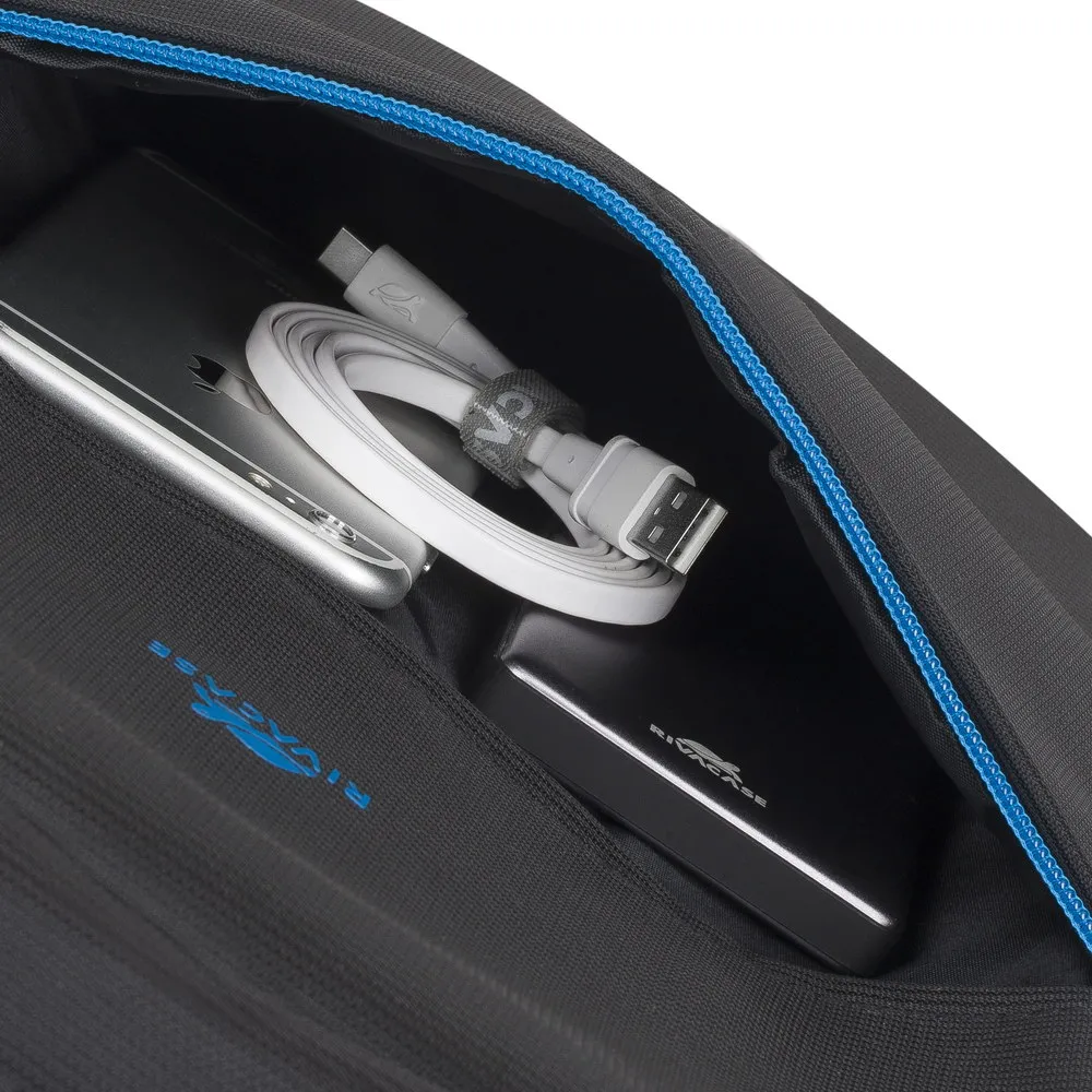 Rucsac pentru Laptop RivaCase Regent, 17.3", Polyester, Negru