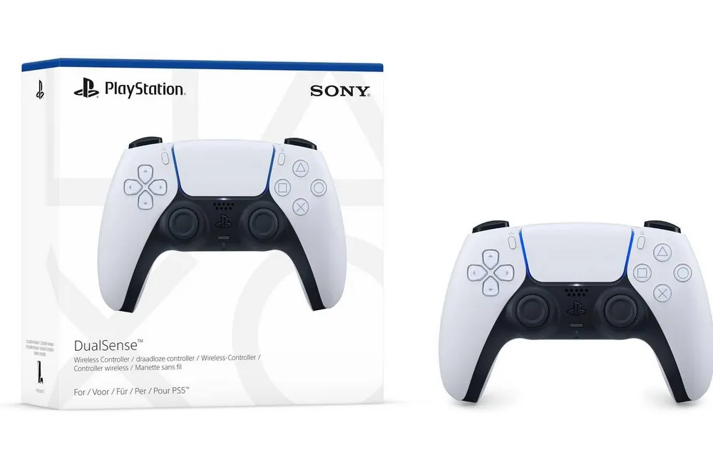 Gamepad SONY DualSense, Alb/Negru