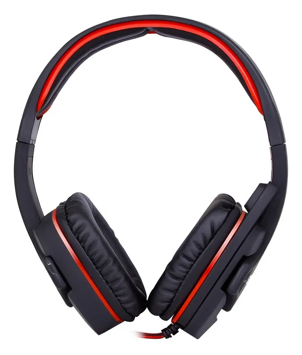 Căști gaming SVEN AP-G855MV, Cu fir, Negru/Roșu