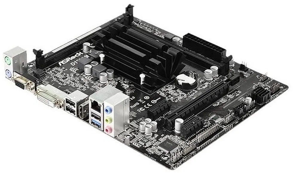 Placă de bază ASRock D1800M, Intel J1800, Micro-ATX