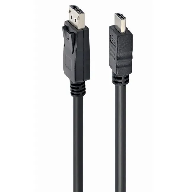 Cablu Video Cablexpert CC-DP-HDMI-3M, DisplayPort (M) - HDMI (M), 3m, Negru