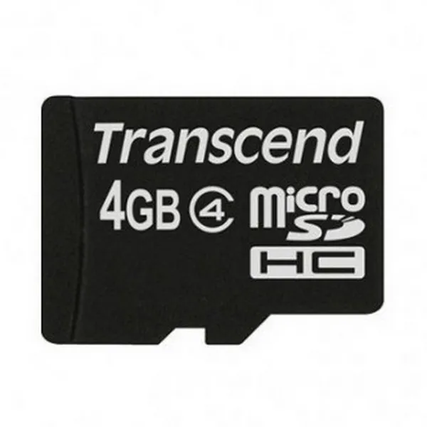 Card de Memorie Transcend microSDHC Class 4, 4GB (TS4GUSDC4)
