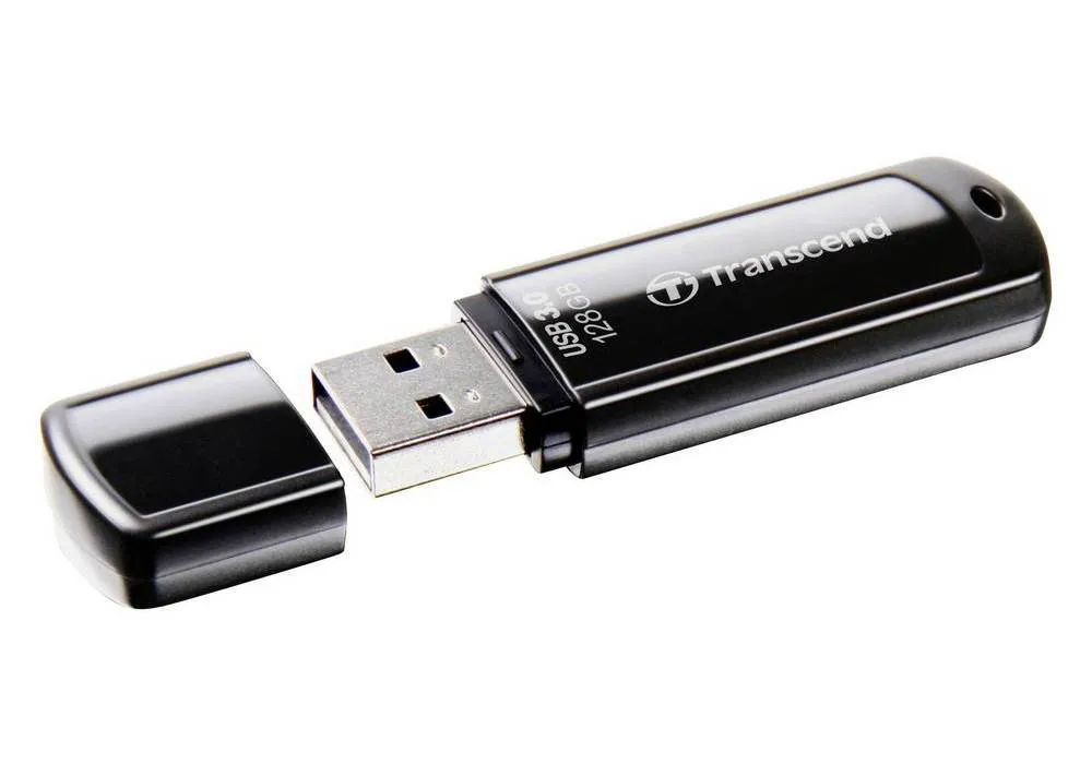 Memorie USB Transcend JetFlash 700, 128GB, Negru