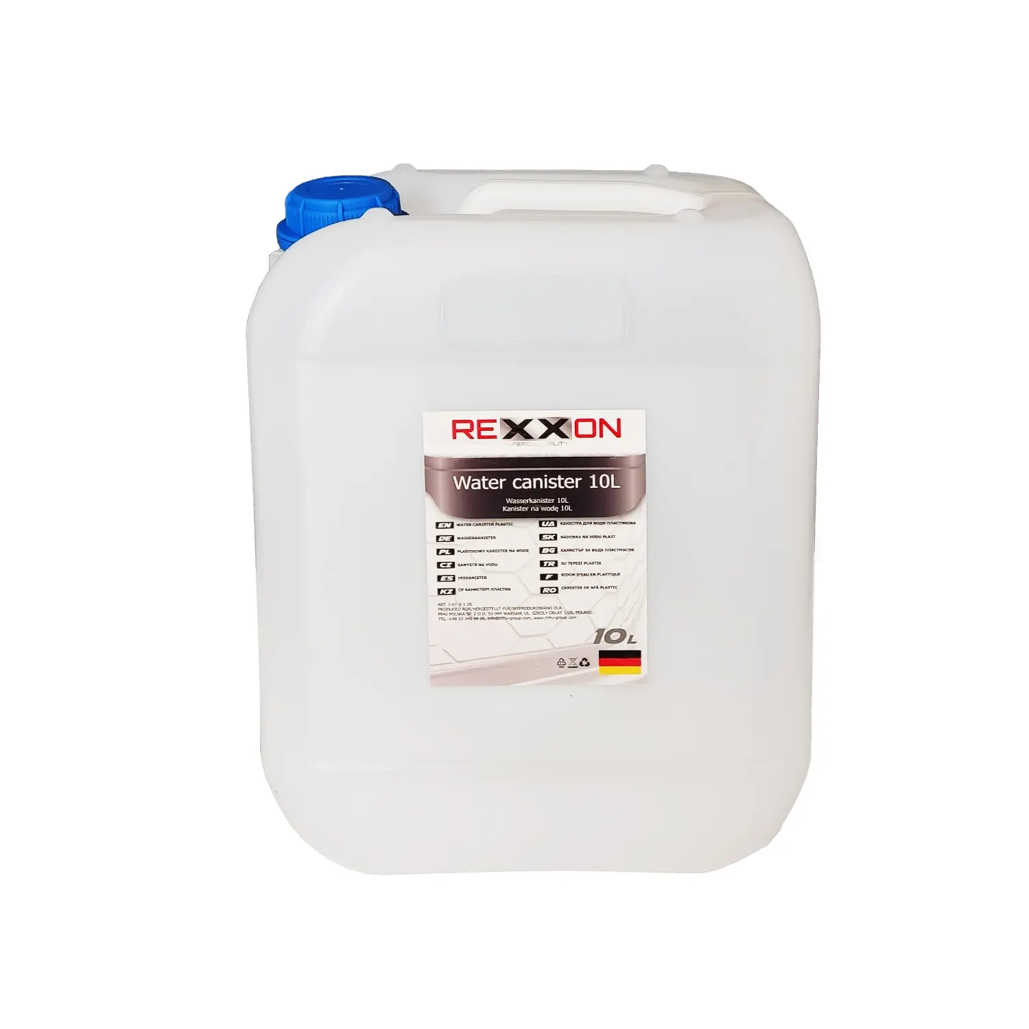 Canistra pentru apa Rexxon 10L incolora