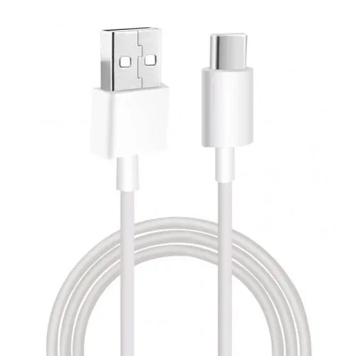 Cablu încărcare și sincronizare Xiaomi Mi USB, USB Type-A/USB Type-C, 1m, Alb