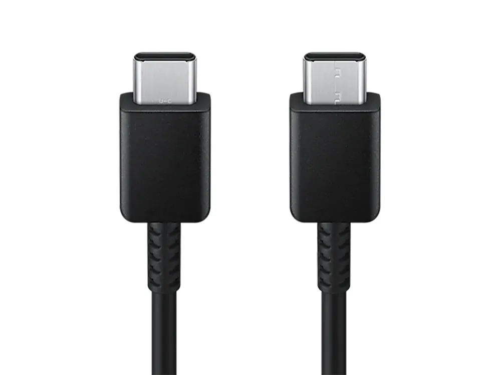 Cablu încărcare și sincronizare Samsung USB-C to USB-C Cable 3A, USB Type-C/USB Type-C, 1,8m, Negru