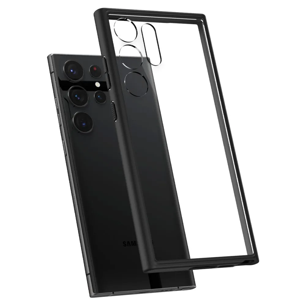 Husă Spigen Samsung S23 Ultra, Ultra Hybrid, Negru mat