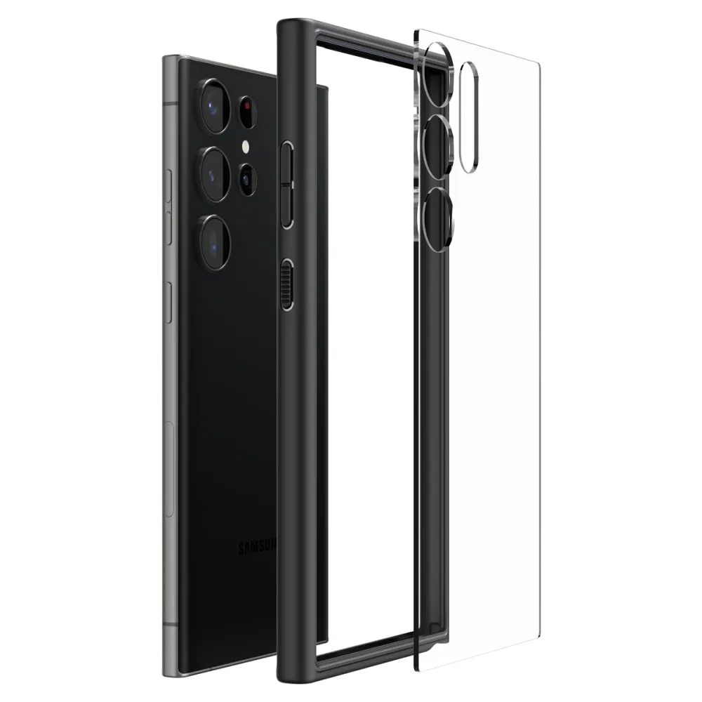 Husă Spigen Samsung S23 Ultra, Ultra Hybrid, Negru mat