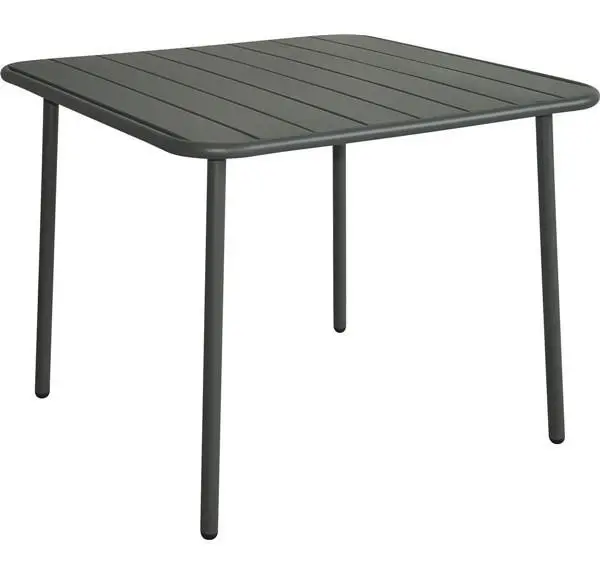 Masa de metal Cadiz (Negru) 