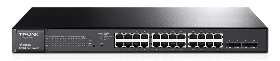 Comutator PoE TP-LINK T1600G-28PS, 24x IEEE 802.3af/at