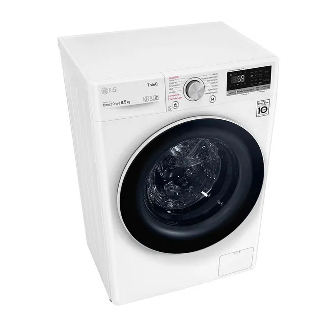 Mașină de spălat LG F2WV5S8S0E, 8,5kg, Alb