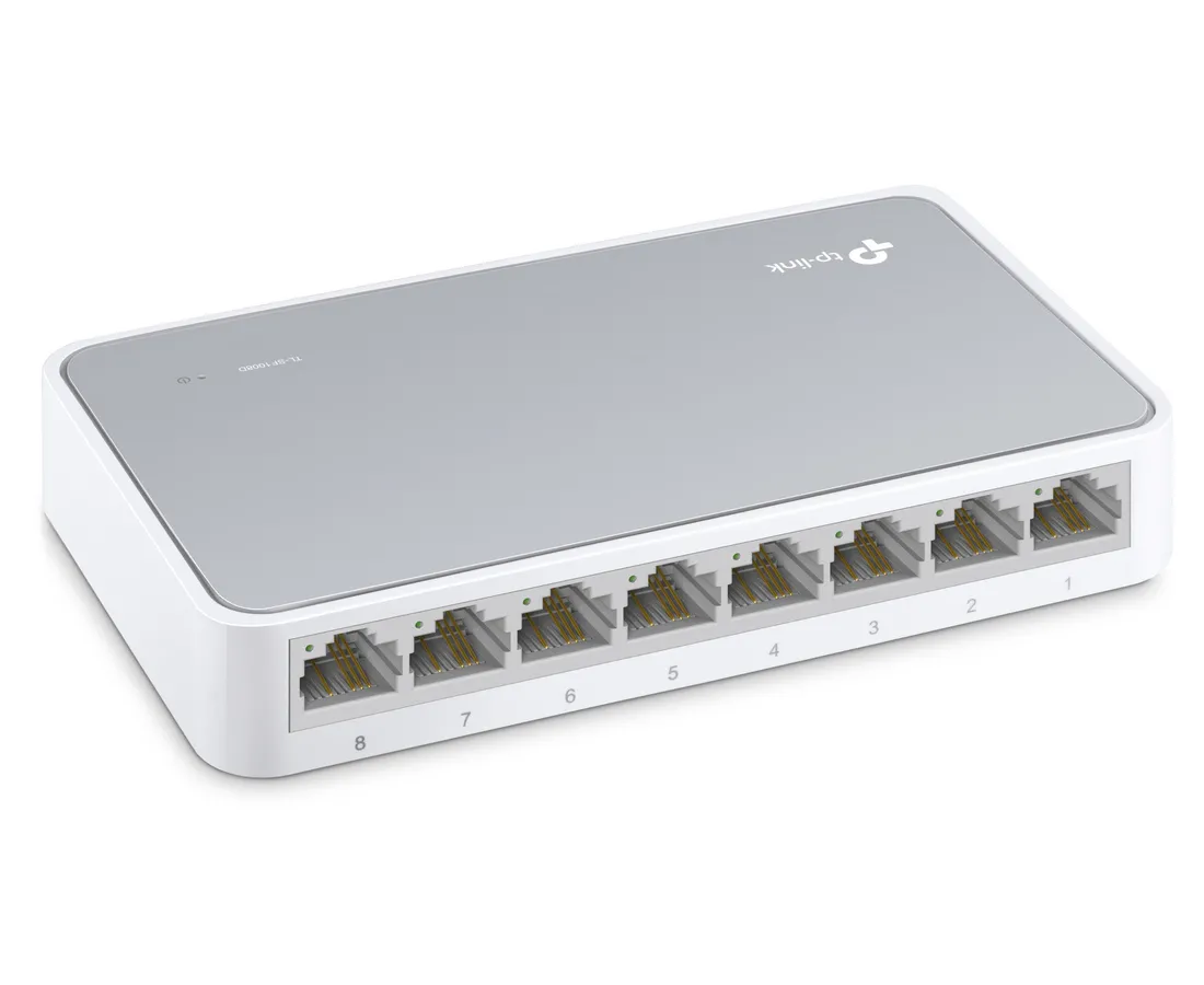 Switch de rețea TP-LINK TL-SF1008D, 8x 10/100 Mbps