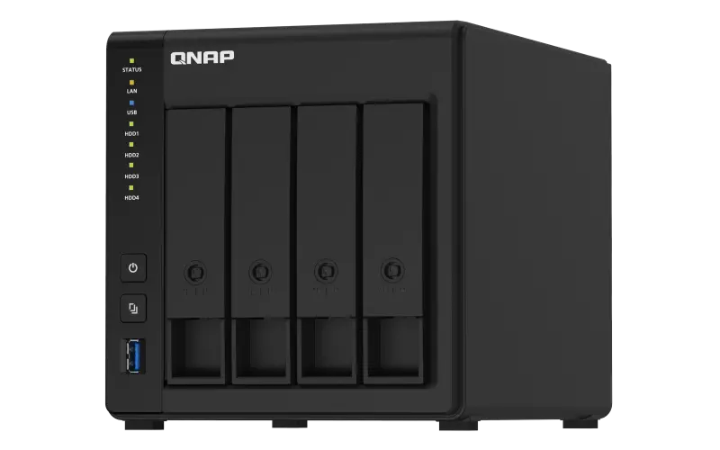 Stocare atașată la rețea Qnap TS-451D2, Negru