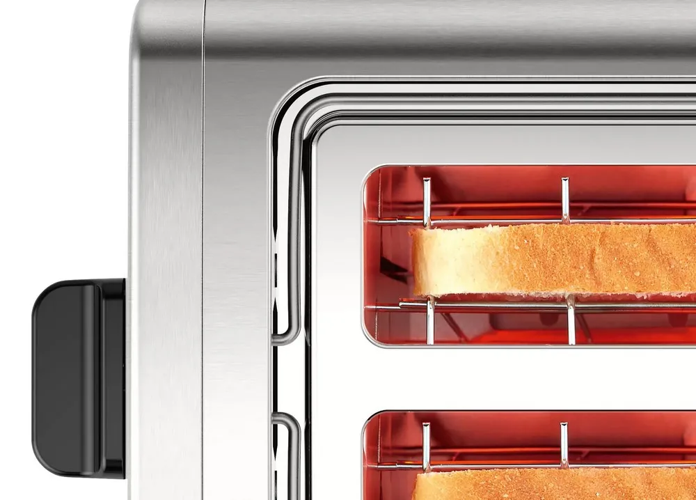 Toaster Bosch DesignLine TAT3P420, Argintiu