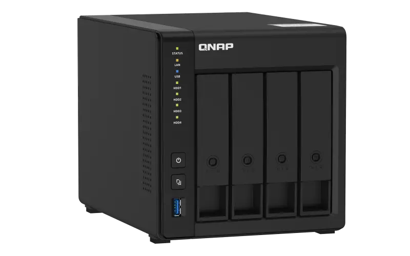Stocare atașată la rețea Qnap TS-451D2, Negru