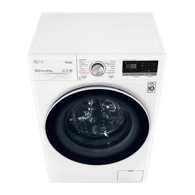 Mașină de spălat LG F2WV5S8S0E, 8,5kg, Alb