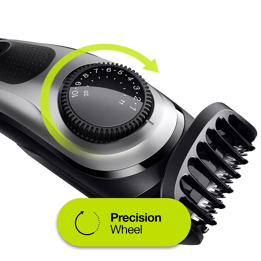 Trimmer pentru bărbați Braun BT5260, Negru | Argintiu