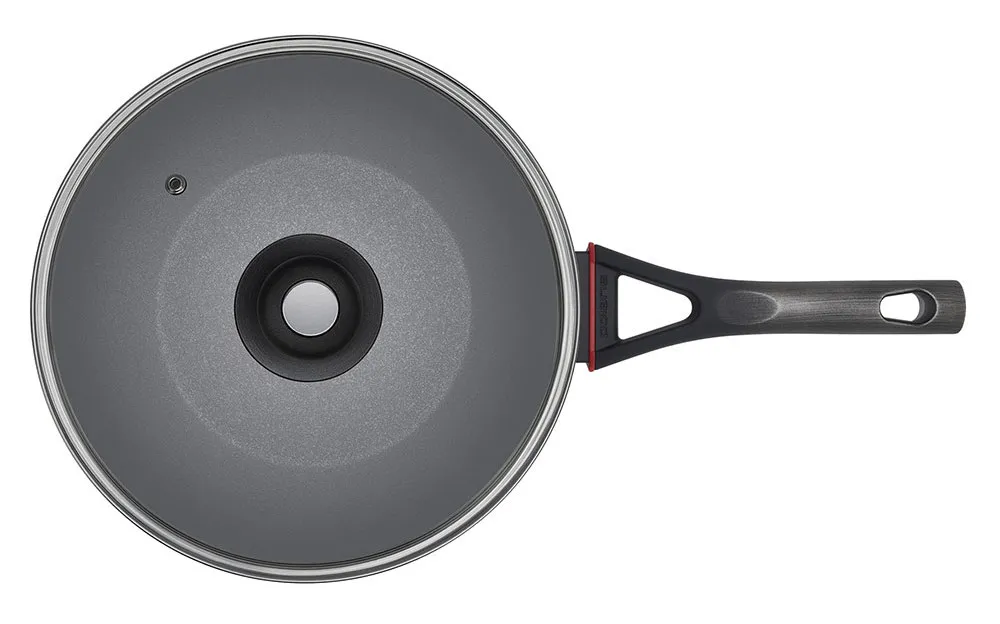 Tigaie adâncă Polaris PRO collection-28FP, 28cm, Negru
