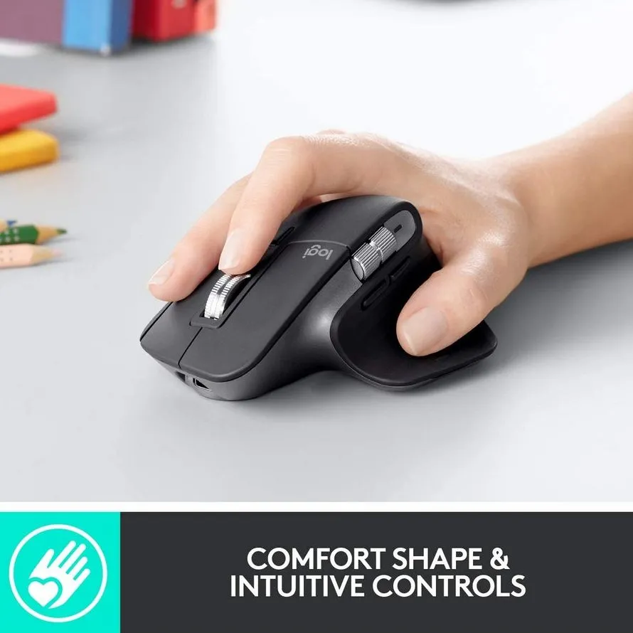 Mouse Wireless Logitech MX Master 3S, Negru