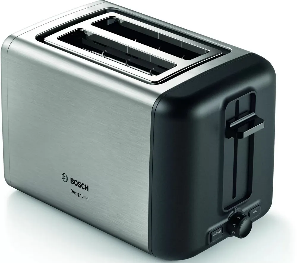 Toaster Bosch DesignLine TAT3P420, Argintiu