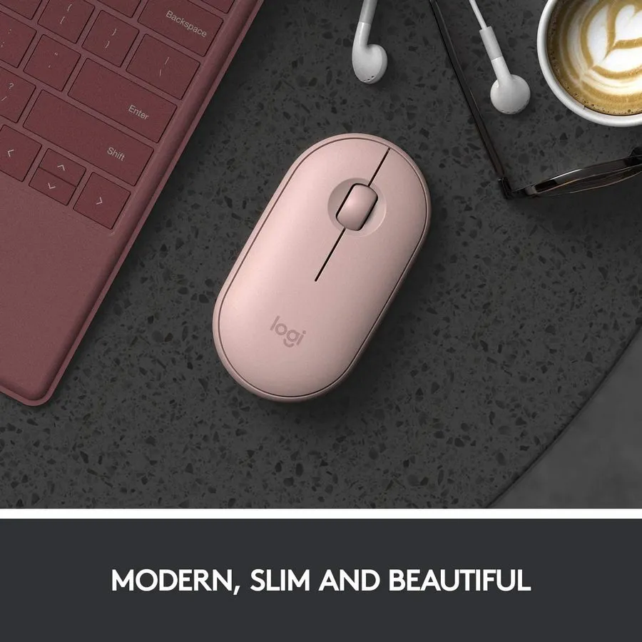 Mouse Wireless Logitech M350, Roz