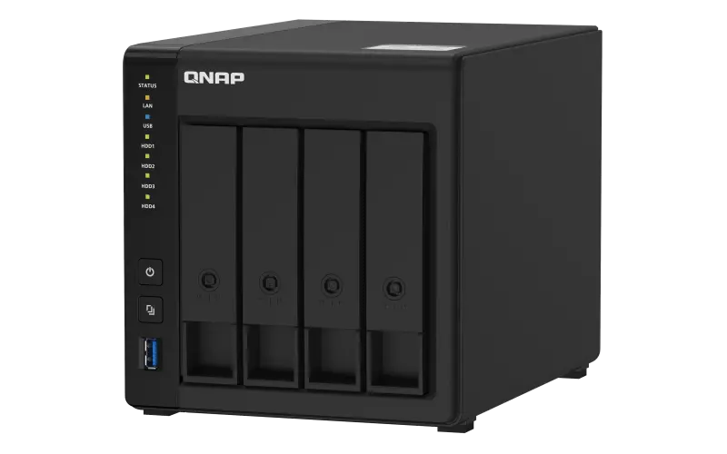 Stocare atașată la rețea Qnap TS-451D2, Negru