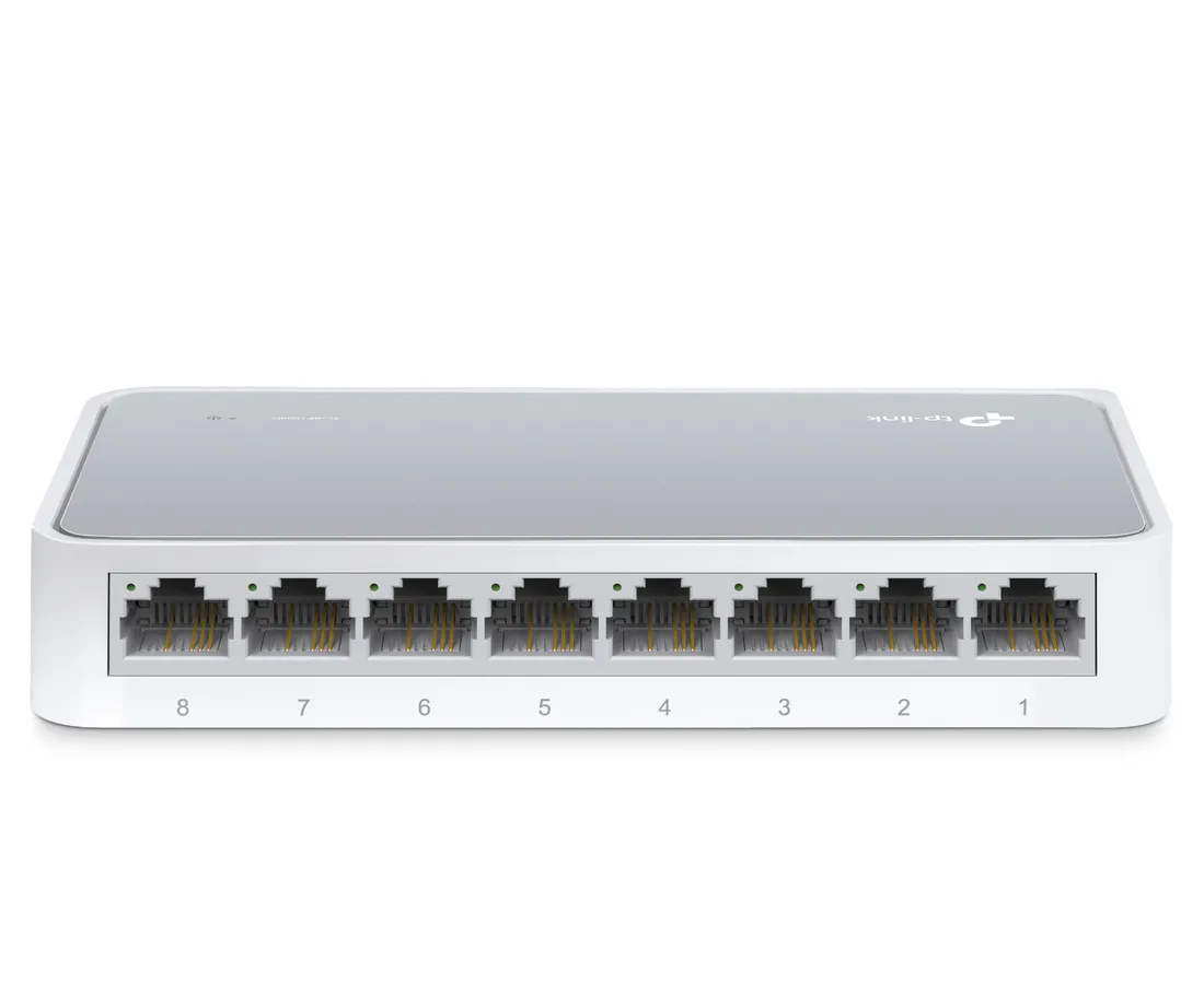 Switch de rețea TP-LINK TL-SF1008D, 8x 10/100 Mbps
