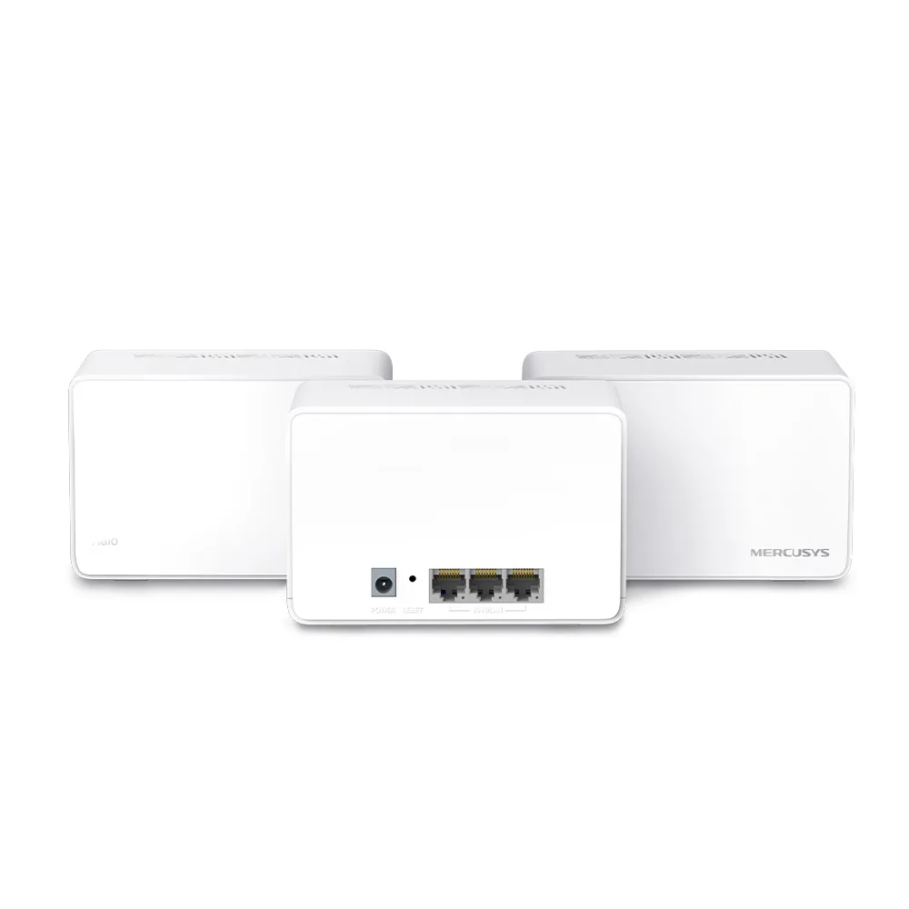Sistem Wi-Fi Mesh MERCUSYS Halo H80X (3-pack), Alb
