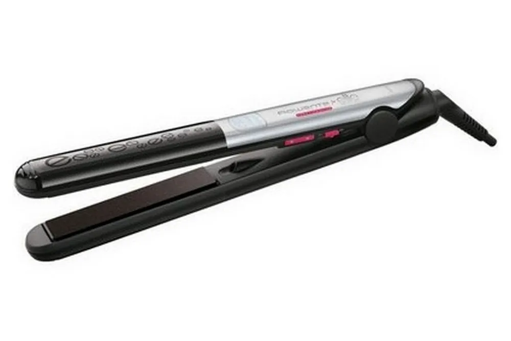 Placă de îndreptat părul Rowenta Liss & Curl Elite SF4522D0, Negru | Gri