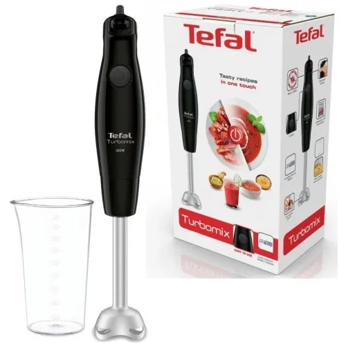 Blender de mână Tefal Turbomix HB121838, Negru