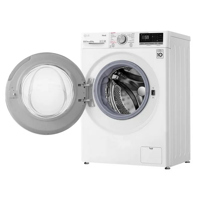 Mașină de spălat LG F2WV5S8S0E, 8,5kg, Alb