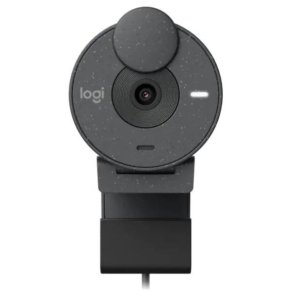 Cameră Web Logitech BRIO 300, Full-HD 1080P, Gri