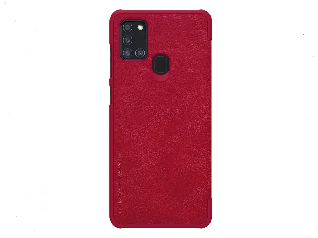 Husă tip carte Nillkin Galaxy A21s - Qin LC, Roșu