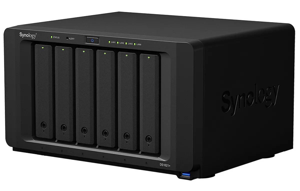 Stocare atașată la rețea SYNOLOGY DS1621+, Negru