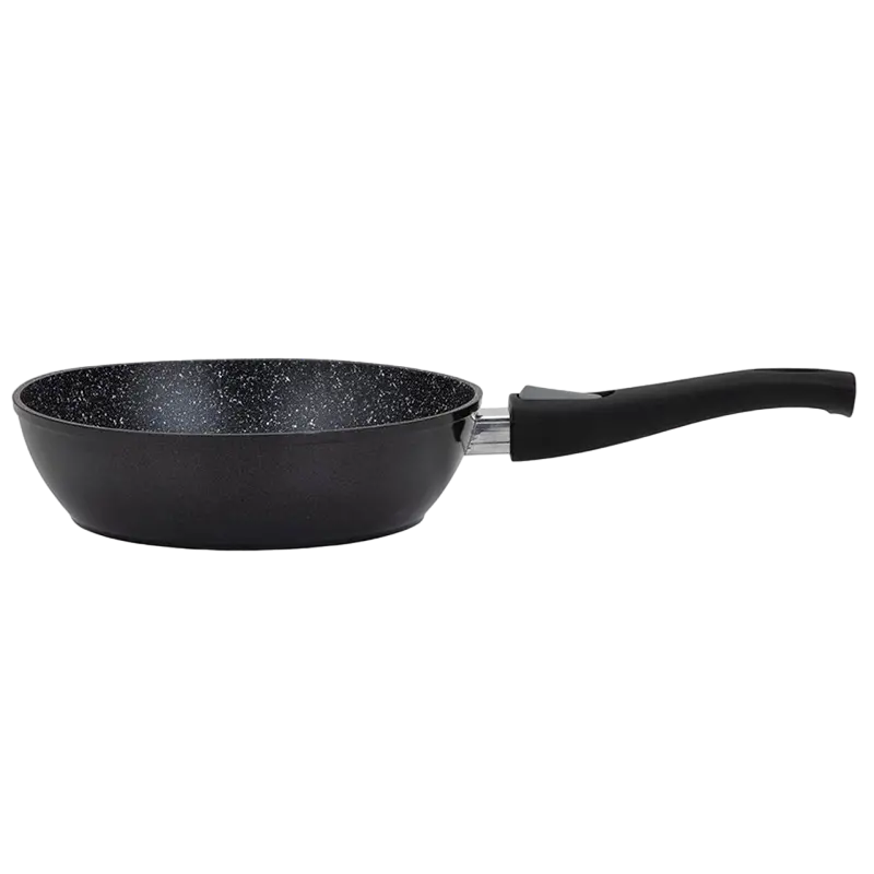 Tigaie RESTO 93012, 24cm, Negru