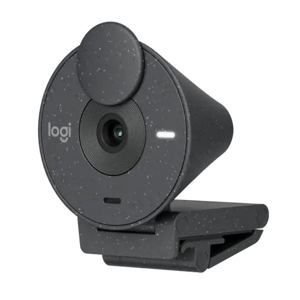 Cameră Web Logitech BRIO 300, Full-HD 1080P, Gri