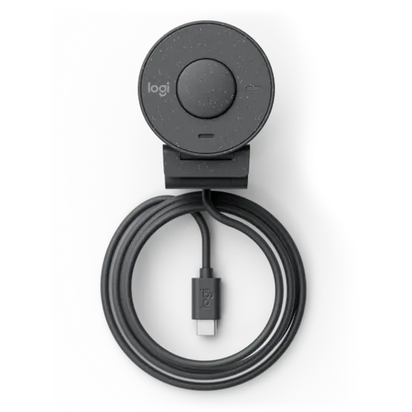Cameră Web Logitech BRIO 300, Full-HD 1080P, Gri